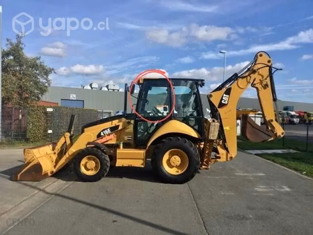 Vidrio retroexcavadora cat 416e
