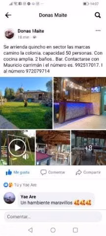 Arriendo quincho