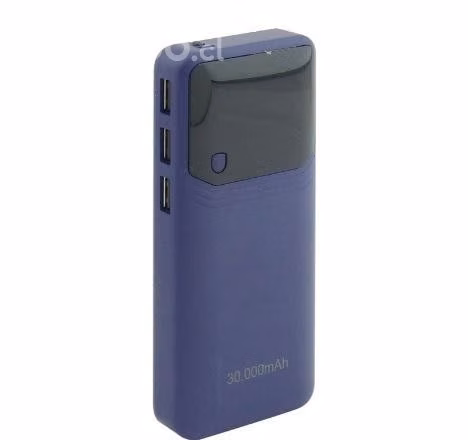 Bateria de emergencia 30.000mah 3 usb, con indicad