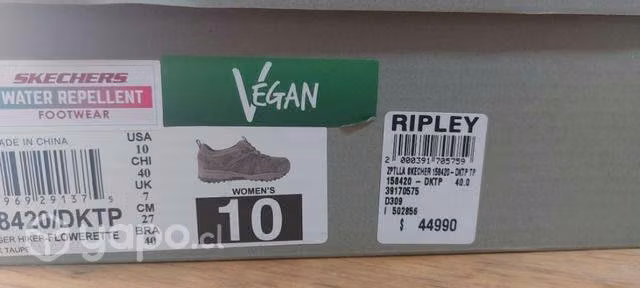 Zapatillas Skechers Water Repellent Vegan