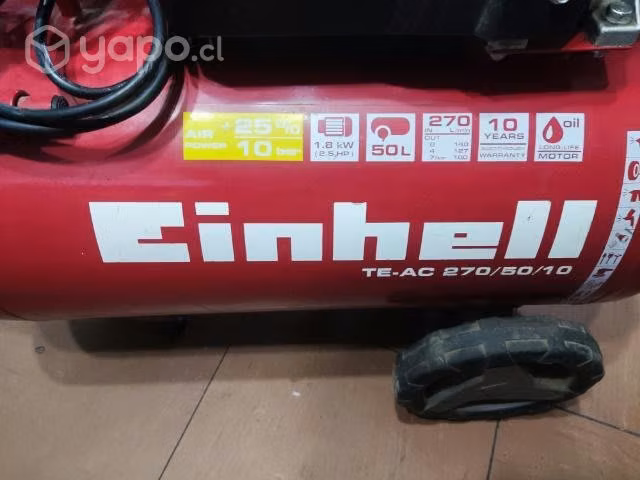 Compresor 2,5 HP 50 lt TE-AC 270/50/10 Einhell