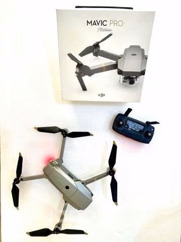 Mavic pro platinum + 3 baterias + cargador multipl