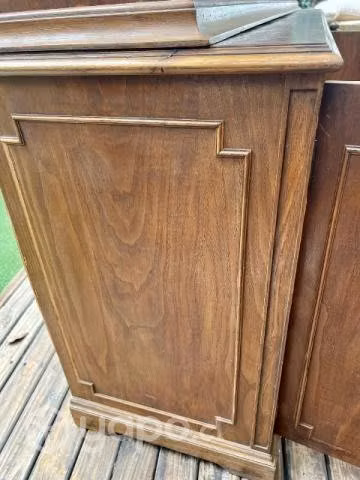 Mueble librero madera enchapado con 4 repisas y pu - Imagen 3