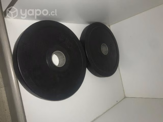 Barra olímpica más 2 discos de 10 kg