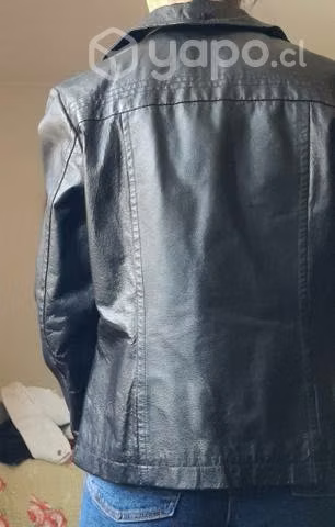 Chaqueta 100% de cuero, talla M, marca Aziz
