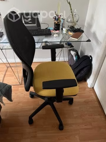 Silla PC Ergonomica Bend - Amarilla - Imagen 2