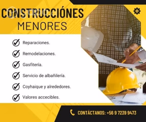 Construcciones menores y reparaciones