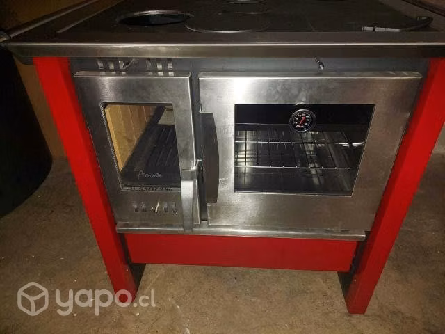 Cocina a leña marca Amesti