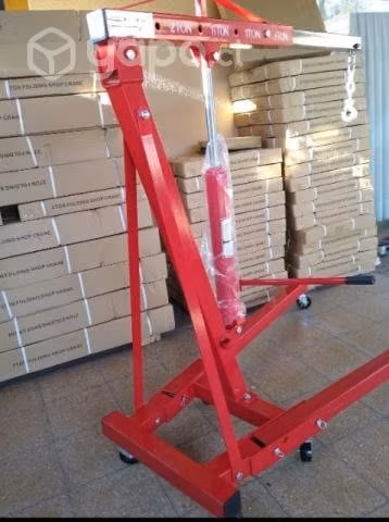 Pluma tecle elevador saca motores