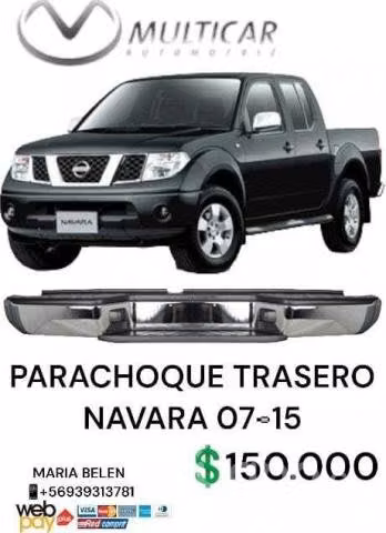 Parachoque trasero navara
