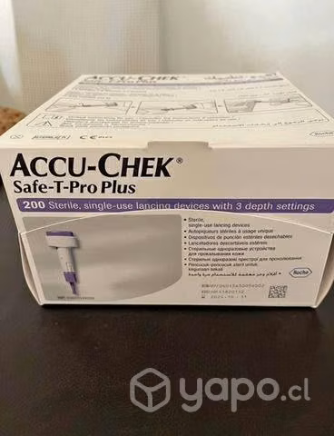Lancetas Accu Check caja 200 unidades