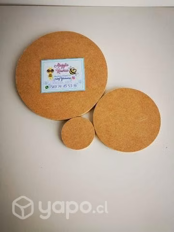 Círculos de madera MDF (5CM, 10CM, 15CM)