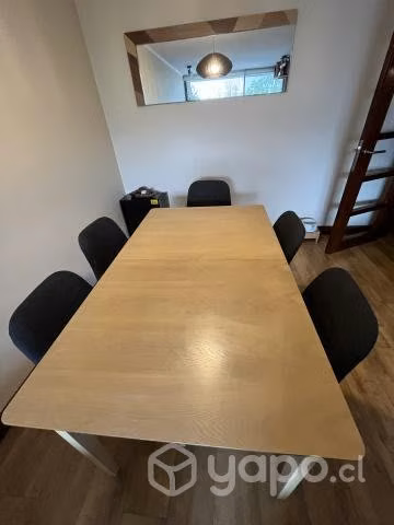 Juego Comedor con 6 sillas