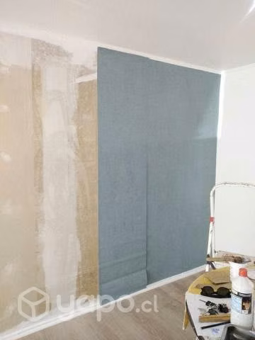 Instalación de papel mural