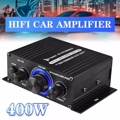 Amplificador DE Audio HIFI para coche, estéreo, Ra