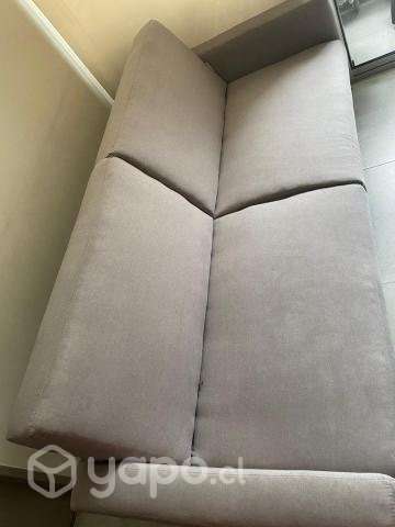 Sofa Cama color plomo - Imagen 2