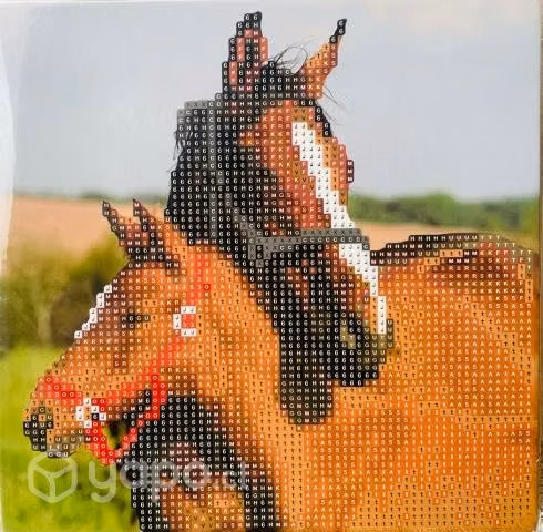 Pintura de Diamantes20x20 cms con atril