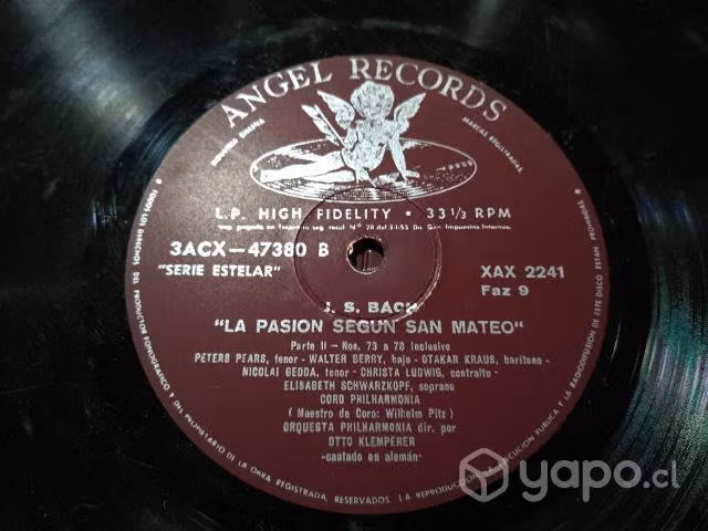5 vinilos antiguos de colección ,San mateo_33.1/3