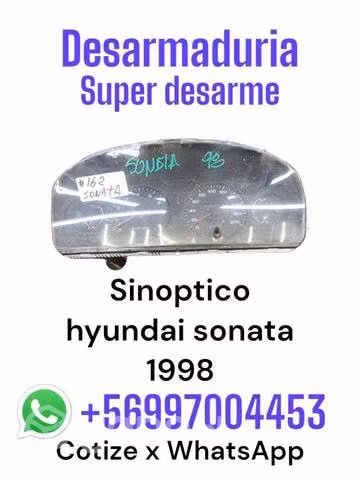Sinóptico Hyundai Sonata año 1998