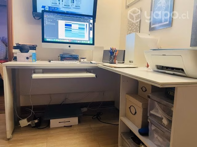 Escritorio Oficina en L Excelente Estado