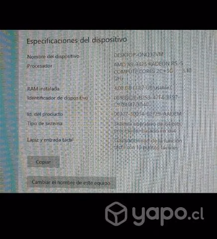 Computador touch HP - Imagen 3