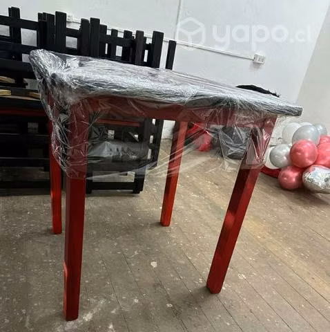 Mesa de madera para restaurante