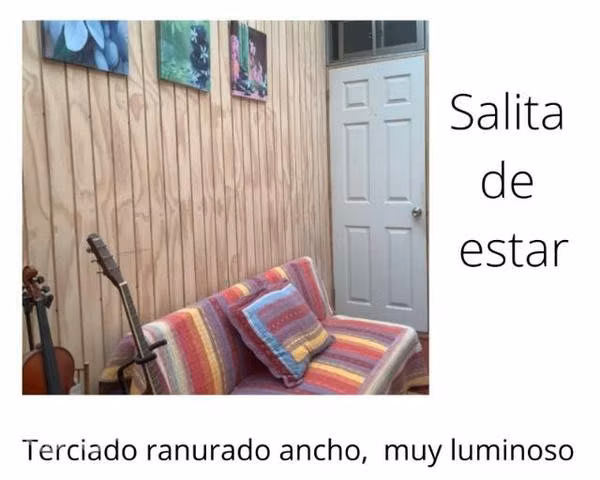 Casa central de 2 pisos sólida, ampliable