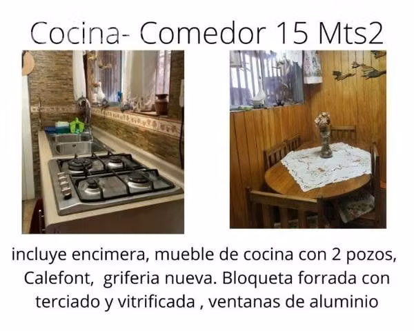 Casa central de 2 pisos sólida, ampliable