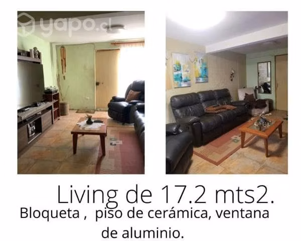 Casa central de 2 pisos sólida, ampliable