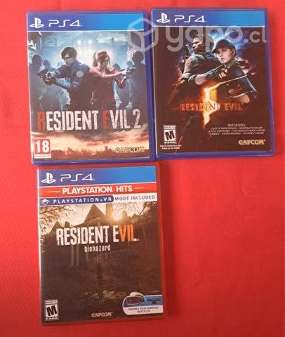 Resident evil 2, 5 y el 7