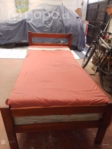 Cama de 1 Plaza + 2 Colchones - Imagen 2
