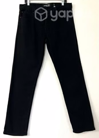 Jeans Elástico Marca Xxx Rude Talla 34/32 Negro