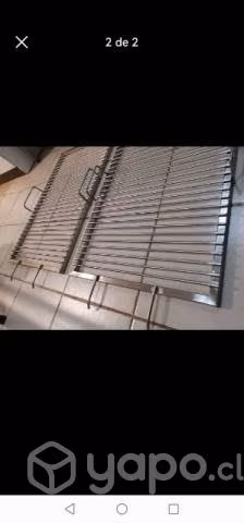 Parrilla 100% acero inoxidable