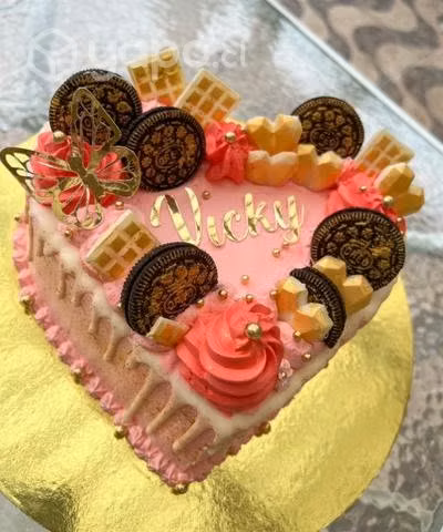 Torta en forma de Corazón