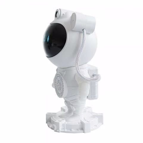 Lampara astronauta proyector de galaxia con bluet