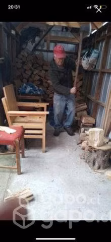 Corte de leña con motosierra