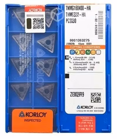 Tnmg160408-ha_pc9030 inserto de corte para tornead