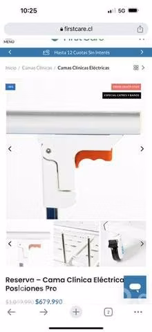 Cama Clinica First Care Manual - Imagen 3