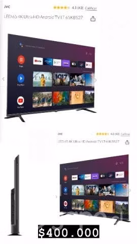 Smart tv JVC 65 pulgadas Ultra HD