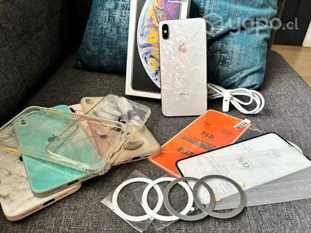 IPhone XS Max, 64 Gb, usado, color silver