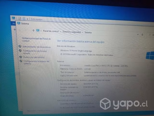 Notebook HP 240 G5 en buen estado, poco uso - Imagen 2