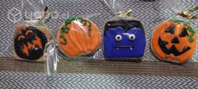 Galletas halloween decoradas con glase