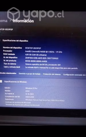 Notebook lenovo - Imagen 2