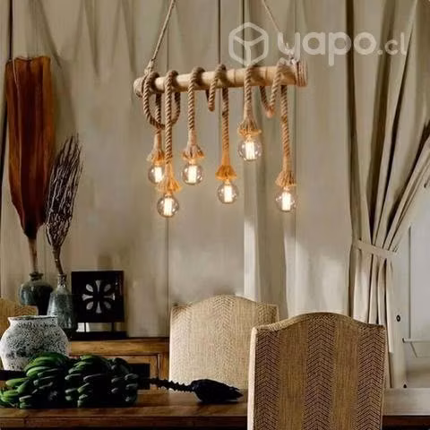 Lámpara 6 ampolletas colgantes - Imagen 2
