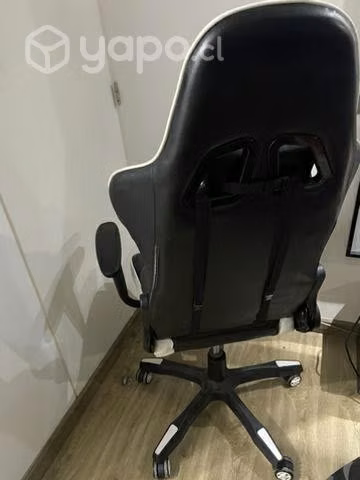 Silla gamer Viper, blanca con negro