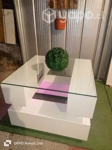 Mesa de centro luz y parlante