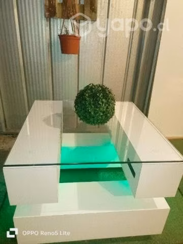 Mesa de centro luz y parlante