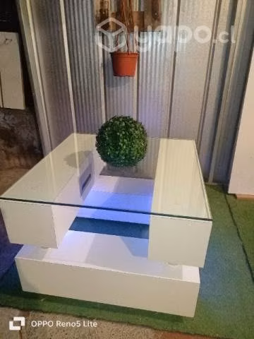 Mesa de centro luz y parlante