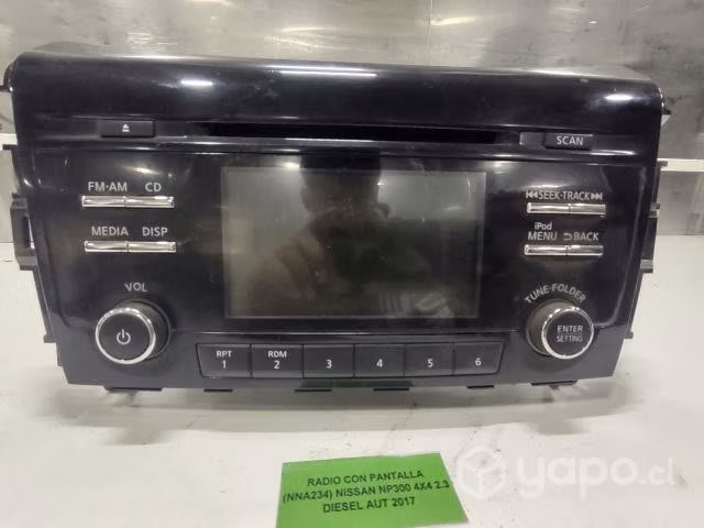 Radio con pantalla (NNA234 Nissan Np300 4x4 2.3 Di