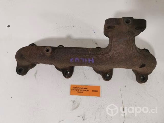 Multiple Escape (TH178) Toyota Hilux 2.5 2012